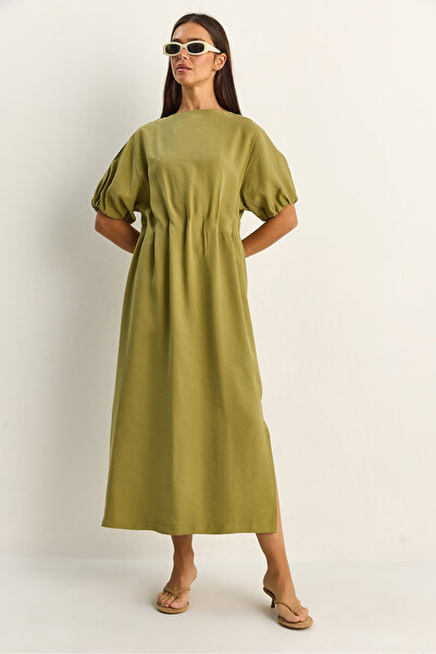 Bianco Lucci Φόρεμα - Πράσινο - φούστα φούσκα