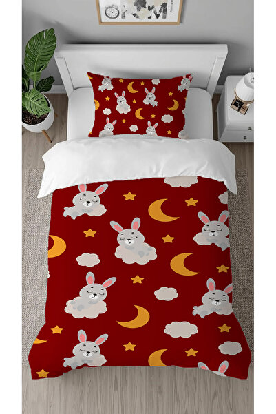 GREENDECOR Sweet Rabbit Patterned Digital Printed Specially Designed Single S...