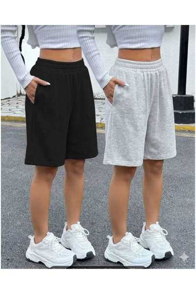 modlux Σορτς - Μαύρο - Υψηλή μέση