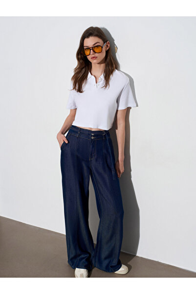 Dilvin Τζιν - Μπλε - Ευρύ πόδι