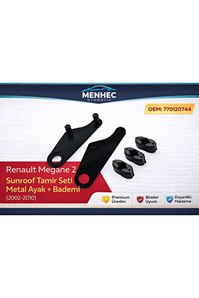 Menhec Otomotiv Renault Megane 2 Sunroof Tamir Seti Metal Ayak + Bademi 77012...