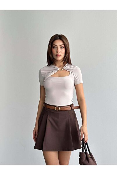 Shopping Shop Μπλούζα - Εκρού - Κανονική εφαρμογή