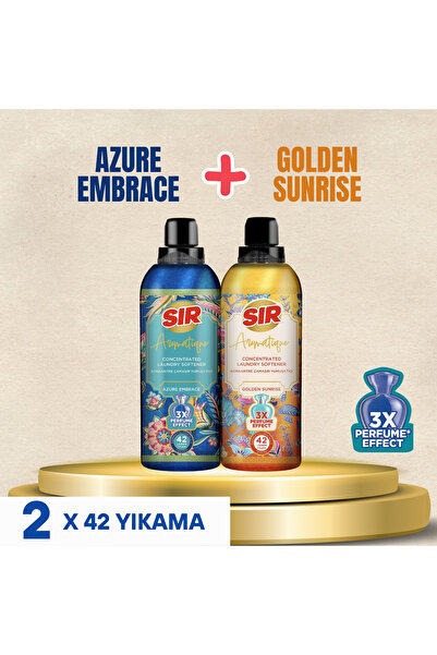Sır Aromatique Konsantre Çamaşır Yumuşatıcısı Azure Embrace + Golden Sunrise ...
