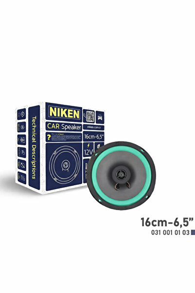 Black Oto Bakım Niken Araç Hoparlörü 16CM 6.5inç 4 OHM 180 Watt 1 ADET