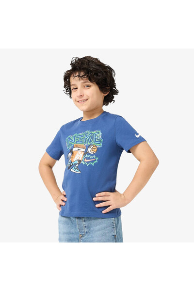 Nike Αθλητικό T-Shirt - Μπλε