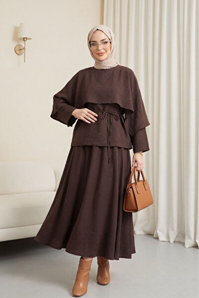 Modamorfo Σετ με hijab - Πολύχρωμο - Μακρύ