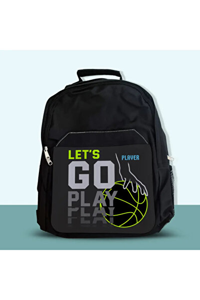 OEM Black Schoolbag | Let's go play