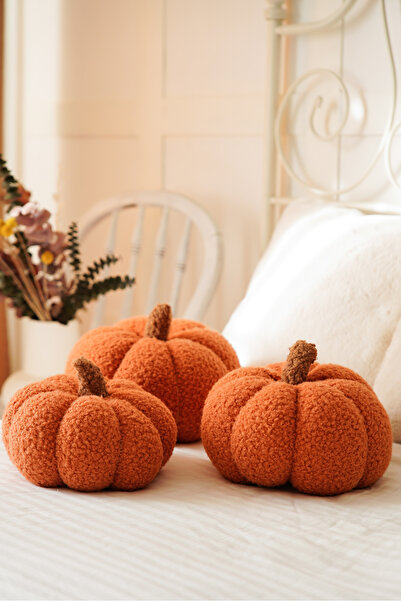 sevaradekor Λούτρινο μαξιλάρι κολοκύθας Διακοσμητικό μαξιλάρι Διακοσμητικό μα...