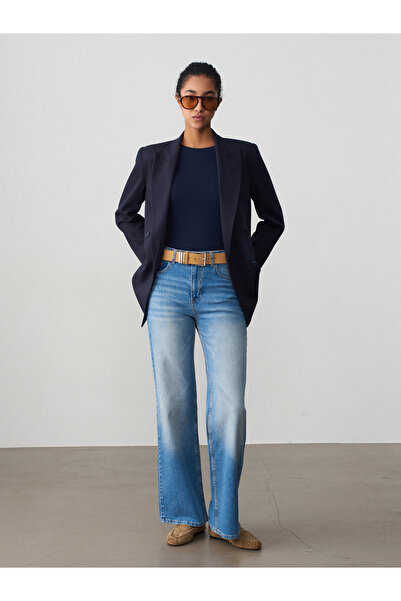 Dilvin Τζιν - Μπλε - Ευρύ πόδι