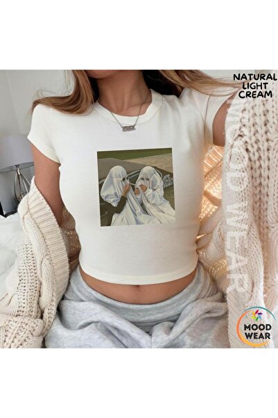 ZAVIXO Γυναικείο Basic Crop Top Μίνιμαλ Κομψό Καθημερινό Συνδυαστικό Κομμάτι