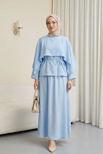 Modamorfo Σετ με hijab - Πολύχρωμο - Μακρύ