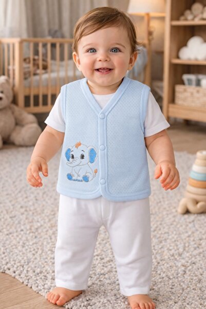 Baby Shez 100% Organic Cotton Newborn Baby Girl and Boy Vest Seasonal 3 6 9 M...