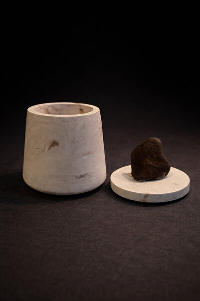 Narizen Home Decorative Storage Box with Natural Stone Lid - Handmade Object ...