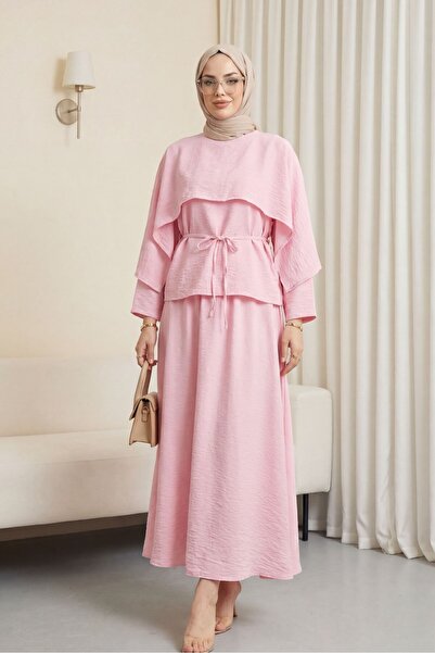 Modamorfo Σετ με hijab - Πολύχρωμο - Μακρύ