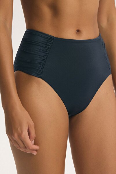 ESOTIQ Slip de baie cu talie înaltă, cu efect de subțiere, panou pentru abdom...