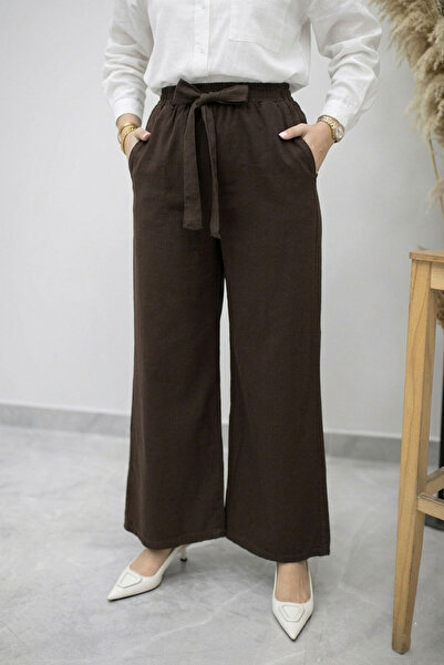Tesettür Dünyası Λιτό παντελόνι - Καφέ - Regular