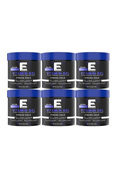 Elsada E-Series Vitamin Gel – Blue, 250ml (Pack of 6) – Pro-VB-5, Flake-Free ...