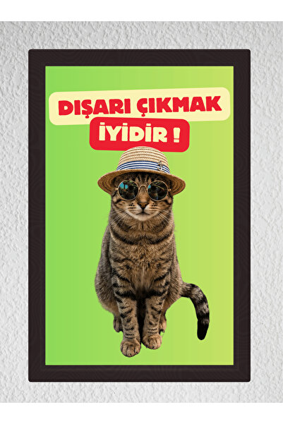 woodretro Εικονογράφηση Πίνακα Γάτας 20x30 εκ. |   3 Διαφορετικά Σχέδια |   Ε...