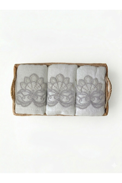 AYDA STORE 3-Piece Cotton Hand Towel Set