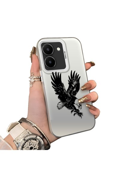PATTERNOVA حافظة إيجل متوافقة مع هاتف Vivo Y27 5G/Y27S، للاستخدام اليومي، مقا...