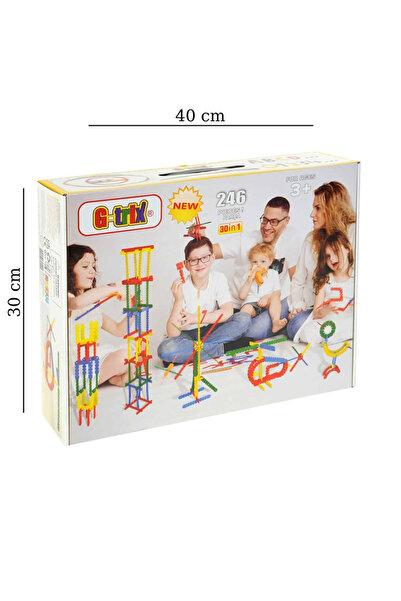 KESKİN SOUND Boxed G-Trix 246 Piece Educational Set