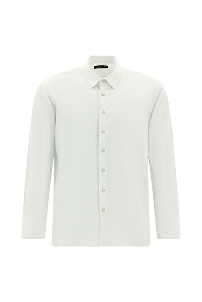 Abdullah Kiğılı Πουκάμισο - Λευκό - Κανονική εφαρμογή