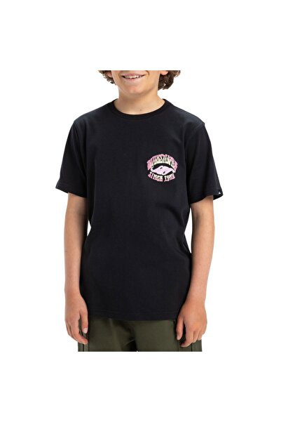 Quiksilver EV TIMES UP K Μπλουζάκι Μαύρο