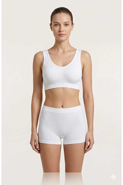 Funny Life Σετ Μπουστιέρα και Μποξεράκι χωρίς ραφές