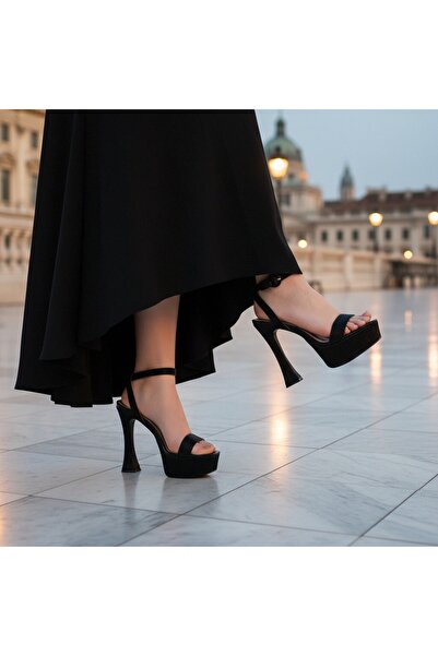 OEM Sandale elegante pentru damă cu platformă și toc piramidal, versatile, de...