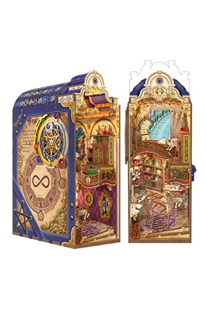 Tonecheer 3D Παζλ, Μαγική Γωνιά Βιβλίου Βιβλιοθήκης, Ξύλο, Tonecheer, 521 κομ...