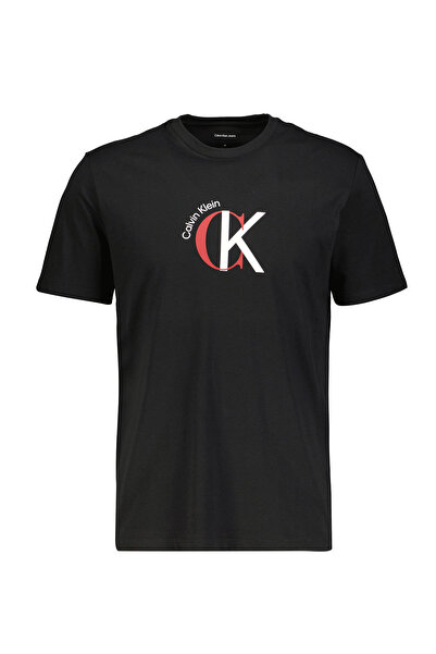 Calvin Klein Erkek 2 Tone Grafik Detaylı T-shirt