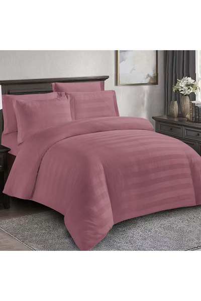 Pucioasa Damask bed linen with elastic for double bed Pucioasa, SDP 4 pieces,...