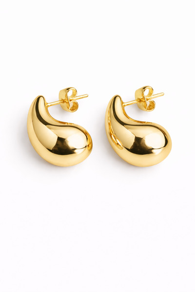 argint 925 Ασημένια σκουλαρίκια - Χρυσαφί