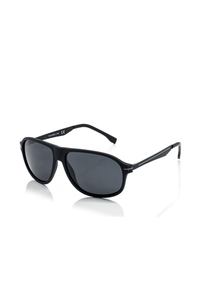 Le Miel Eyewear Matte Black Polarized Unisex Sunglasses