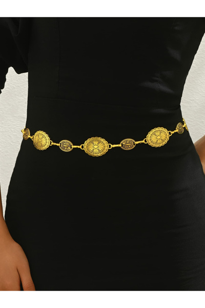 Take Two By Styli Gold-Toned Waist Chain