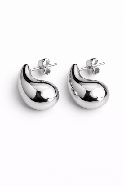 argint 925 Ασημένια σκουλαρίκια - Ασημί