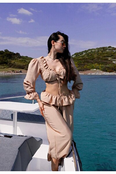 La Sarta Σετ δύο τεμαχίων - Μπεζ - Κανονικό μέγεθος