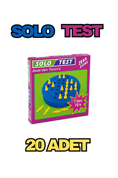 TOMBİ-X Solo Test Zeka ve Strateji Oyunu 20 Adet Kutulu Eğitici Oyun