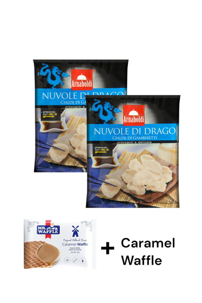 Arnaboldi Shrimp Chips 50 Gr X 2 Pieces + Mr Waffle