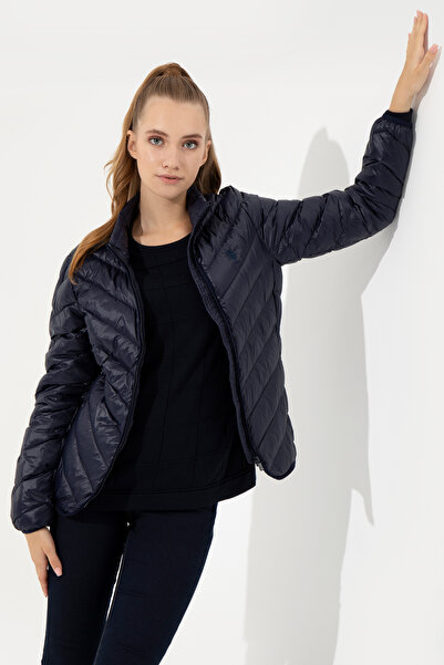 U.S. Polo Assn. معطف نسائي باللون الأزرق الداكن 50253400-VR033