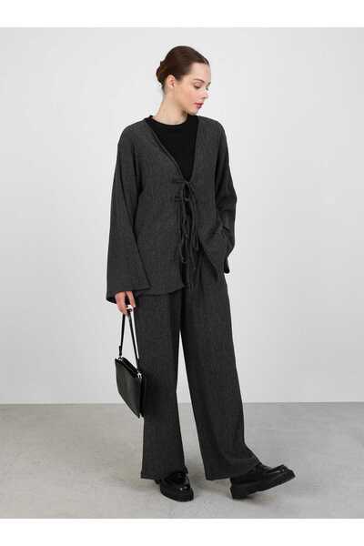 mood Kimono - Khaki - Modanisa