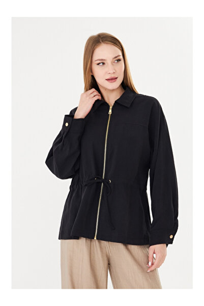 PIQUE Γυναικείο παλτό Nova μαύρο