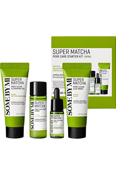 Some By Mi Super Matcha Pore Care Starter Kit Set pentru minimalizarea porilor