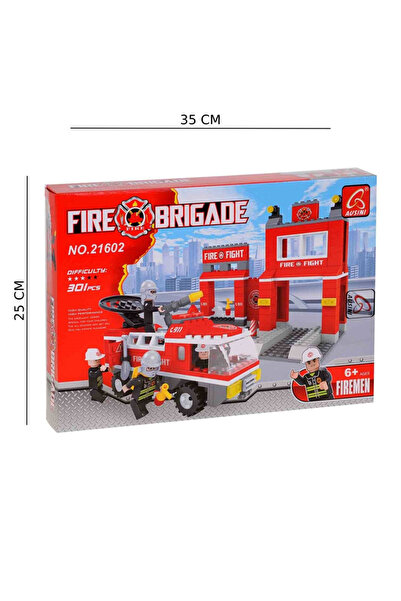 KESKİN SOUND Fire Station 301 Piece Block Set