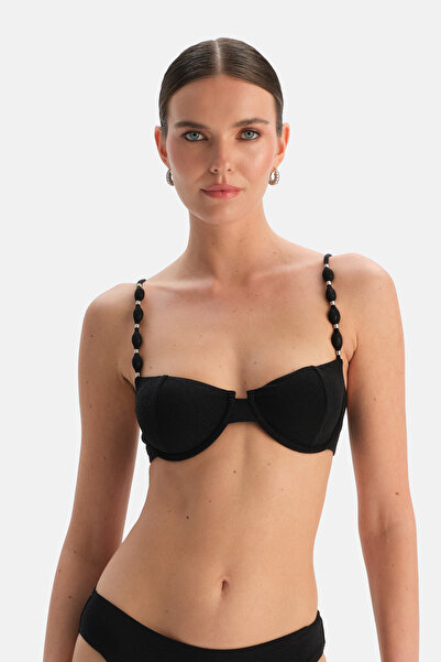 Dagi Σουτιέν μπικίνι - Μαύρο - Animal print