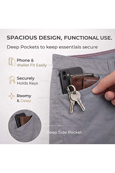 YANEK Men’s Slim Fit Chino Trousers – Premium Comfort & Everyday Style