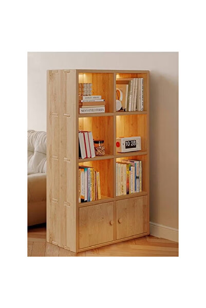 NKX رف تخزين متعدد الطبقات للكتب، خزانة عرض أنيقة لغرفة المعيشة