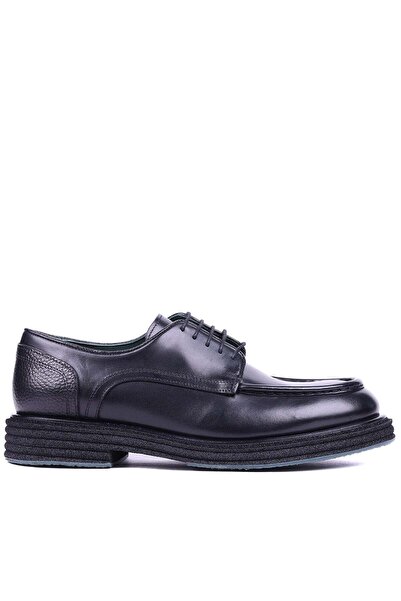 Shoetyle - Genuine Leather Black Color Casual Men's Shoes - 250-760-01