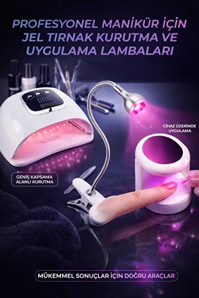PİRAYE AKSESUAR 3'lü UV Led Tırnak Kurutucu Set - Oje Kurutucu