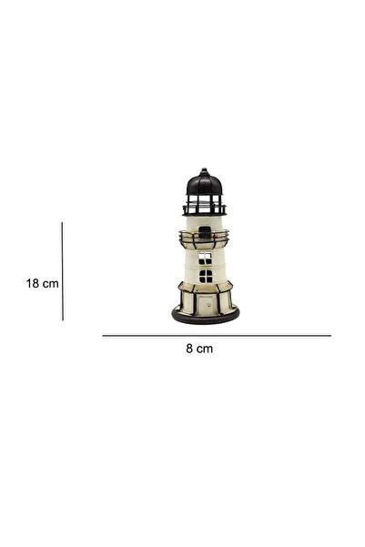 Otantik Çarşı Decorative Metal Lighthouse C1626
